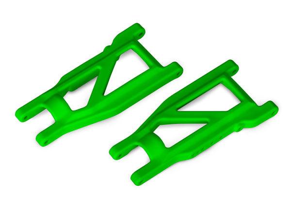 Traxxas Suspension Arms Green Front/Rear (Left & Right) Heavy Duty Rustler 4x4