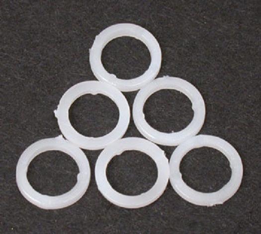 Traxxas 3685 White Plastic Washers (6) Bandit Stampede Ruslter