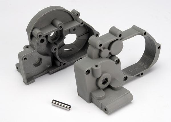 Traxxas 3691A Gearbox Halves w/Idler Shaft Bandit Slash Rustler Stampede