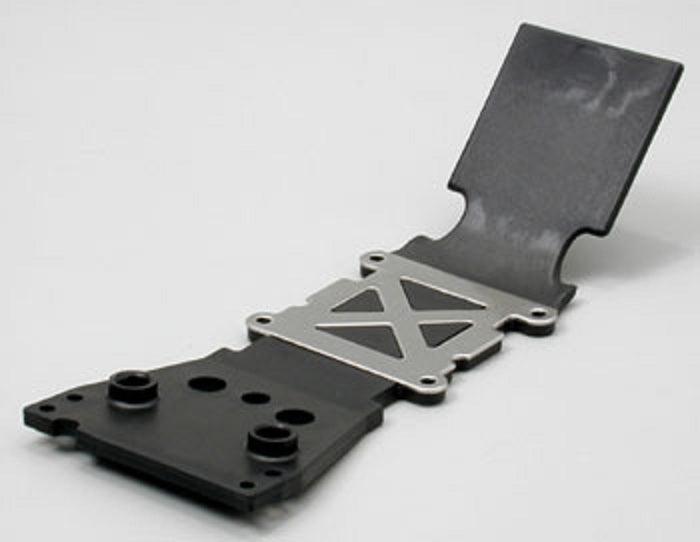 Traxxas 4937 Front Skid Plate Black T-Maxx S-Maxx E-Maxx