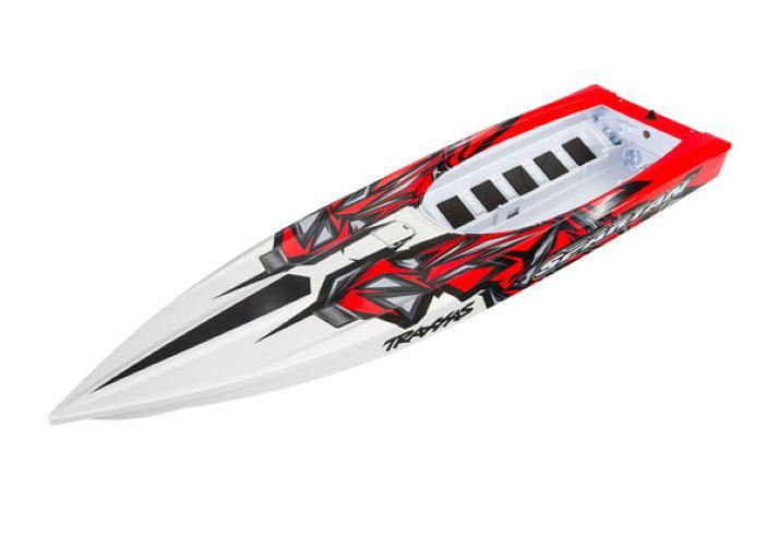 Traxxas 5718R Hull Spartan Red X-graphics