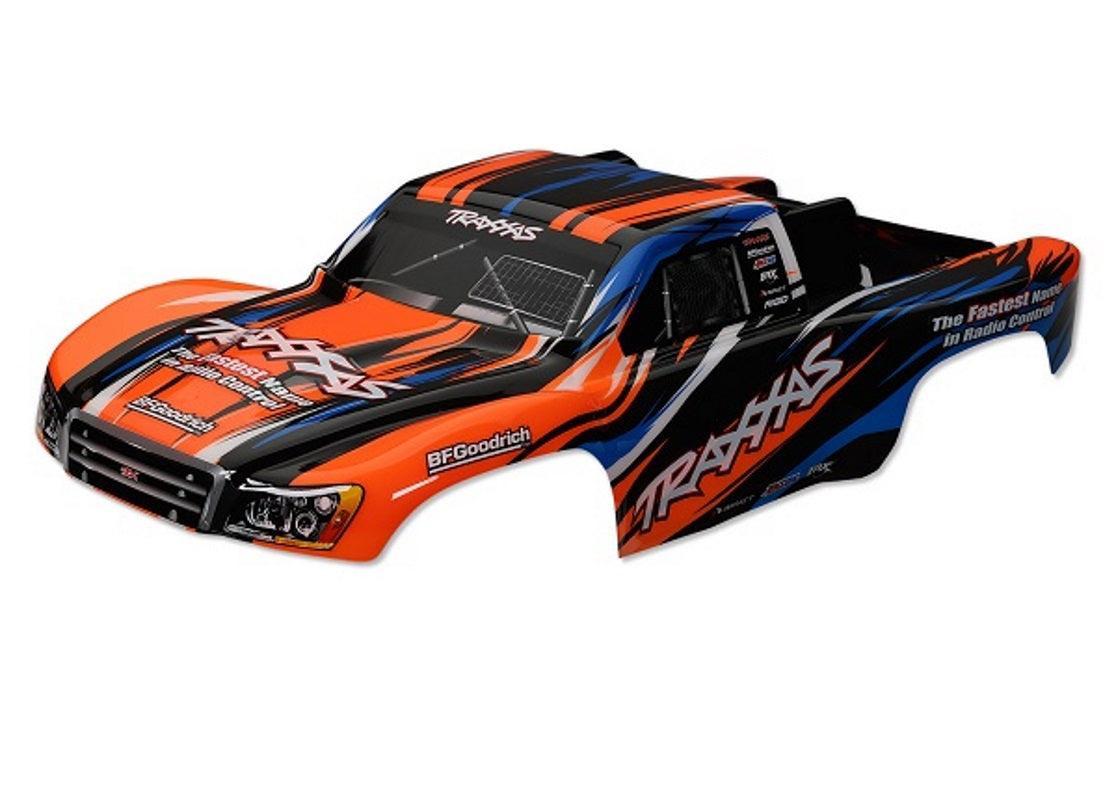 Traxxas 5850X Body Slash orange (painted decals applied)