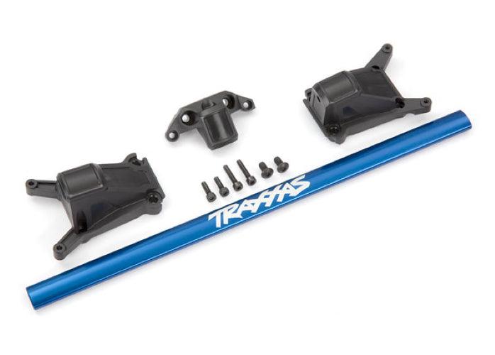 Traxxas 6730X Chassis Brace Kit Blue Rustler 4X4 or Slash 4X4 Models Equipped