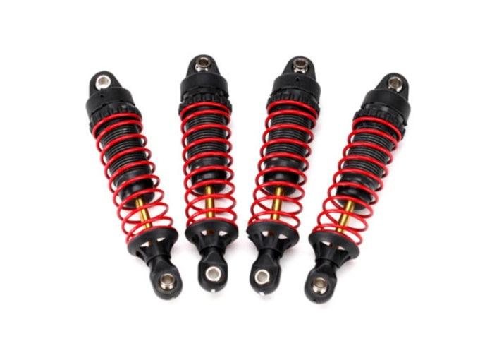 Traxxas 7665 Shocks GTR Hard-Anodized w/Springs (4) Latrax 1/18 Teton / SST
