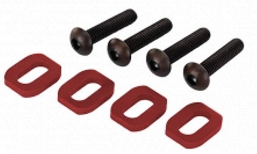 Traxxas 7759R Washers Motor Mount Aluminum (Red-Anodized) (4)/ 4x18mm (4) XMaxx