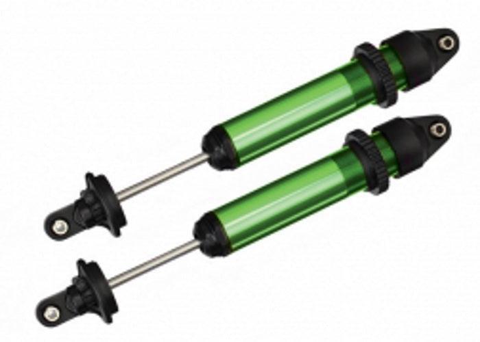 Traxxas 7761G GTX Assembled Shocks Green Anodized (2) w/o Springs X-Maxx