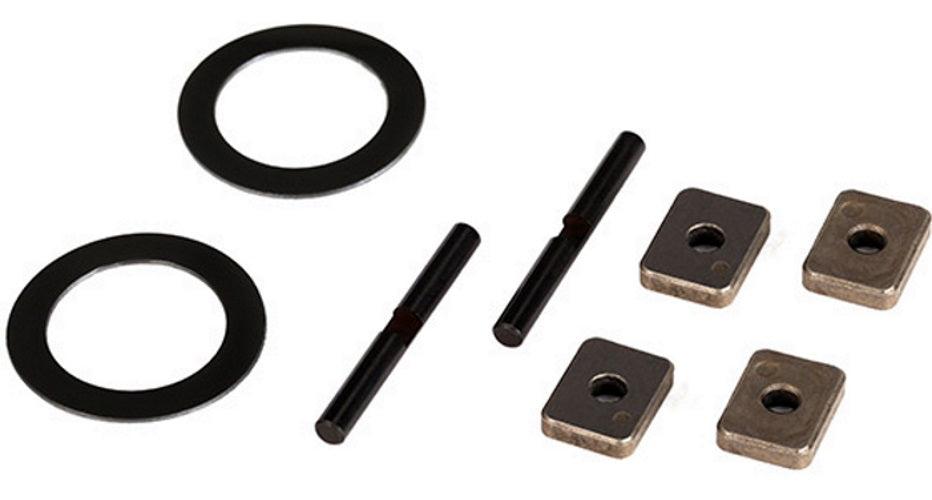 Traxxas 7783 Spider Gear Shaft (2)/Spacers (4) X-Maxx