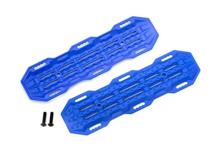 Traxxas 8121X Traction Boards Blue /Mounting Hardware