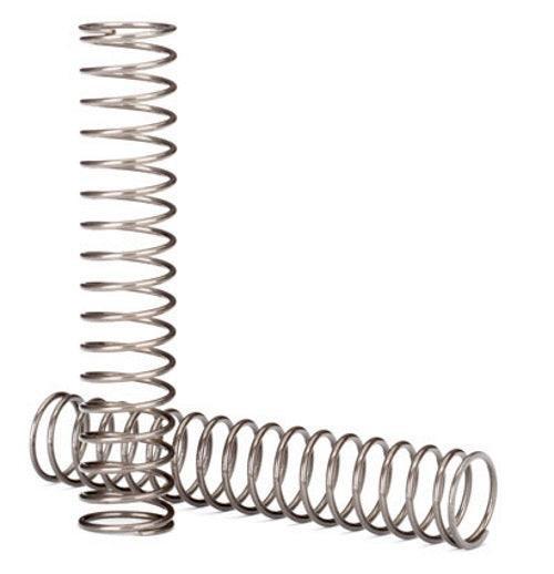 Traxxas 8155 Springs Shock Long (Natural Finish) (GTS) (0.47 rate) TRX-4