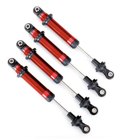 Traxxas Shocks GTS Aluminum (Red-Anodized) (Assembled Without Springs) TRX-4