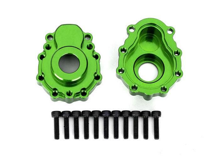 Traxxas 8251G Portal Housings Outer 6061-T6 Aluminum Green-anodized (2) TRX-4