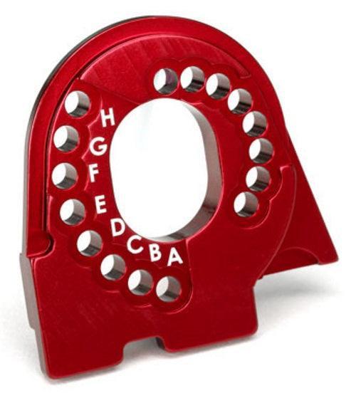 Traxxas 8290R Motor Mount Plate 6061-T6 Aluminum (Red-anodized) TRX-4