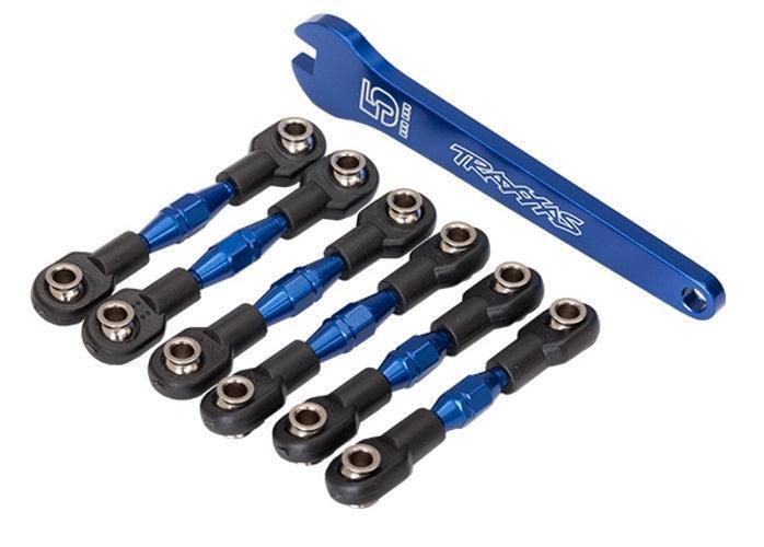 Traxxas 8341X Turnbuckles Aluminum (Blue-Anodized) Ford GT 4-Tec 2.0