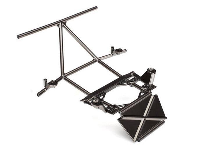 Traxxas Tube Chassis Center Section Front (Satin Black Chrome-Plated) Desert
