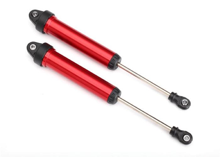 Traxxas 8461R Shocks GTR 160mm Aluminum Red (Rear, No Threads) Desert Racer