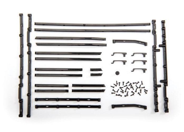 Traxxas 8815X Side Trim Left & Right (Black) /Side Trim Retainers (8)