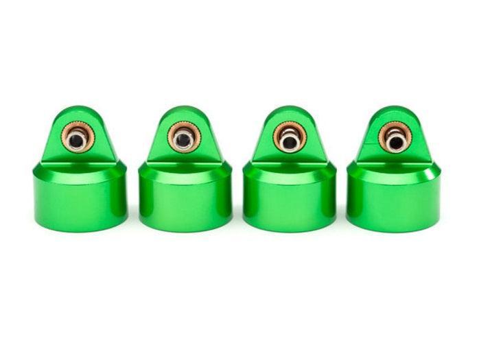 Traxxas 8964G Shock Caps Aluminum (Green Anodized) GT-Maxx Shocks Maxx