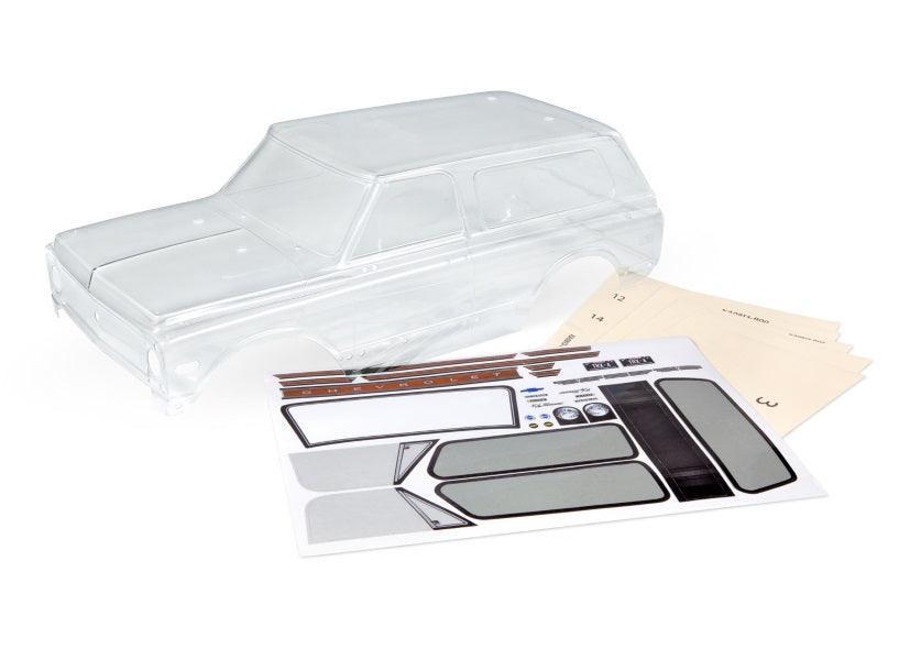 Traxxas 9111 TRX-4 1972 Chevrolet Blazer Clear Rock Crawler Body
