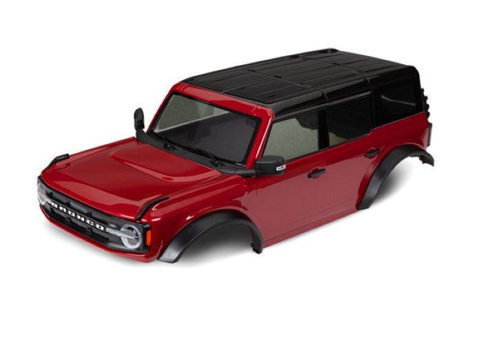 Traxxas 9211R Body Ford Bronco 2021 Complete Red Painted (Requires #8080X) TRX-4