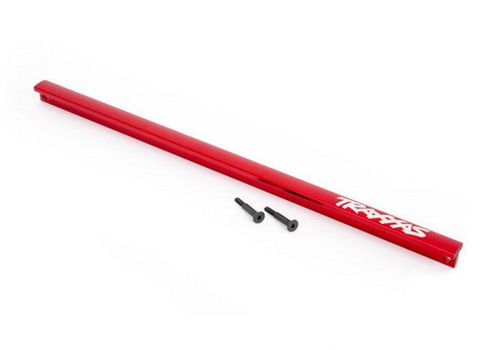 Traxxas 9523R Chassis brace (T-Bar) 6061-T6 aluminum Sledge RED