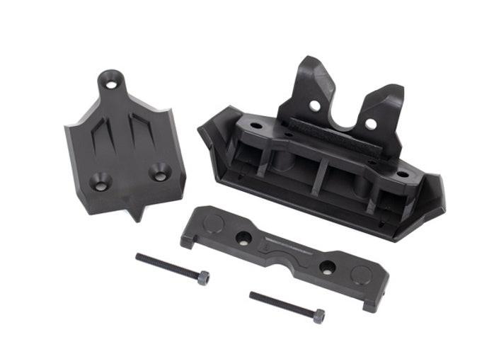 Traxxas 9535 Bumper front / skidplate tie bar mount front Sledge