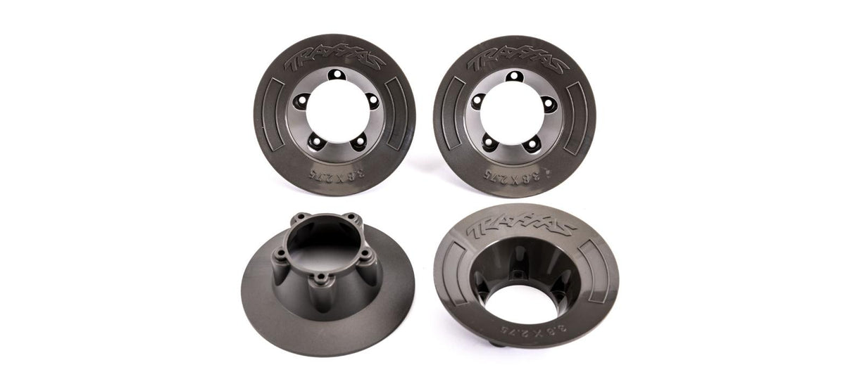 Traxxas 9569 Wheel Covers Black