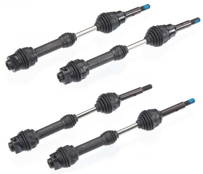 Traxxas 6851R + 6852R Steel Driveshaft Front & Rear Combo for Slash 4x4