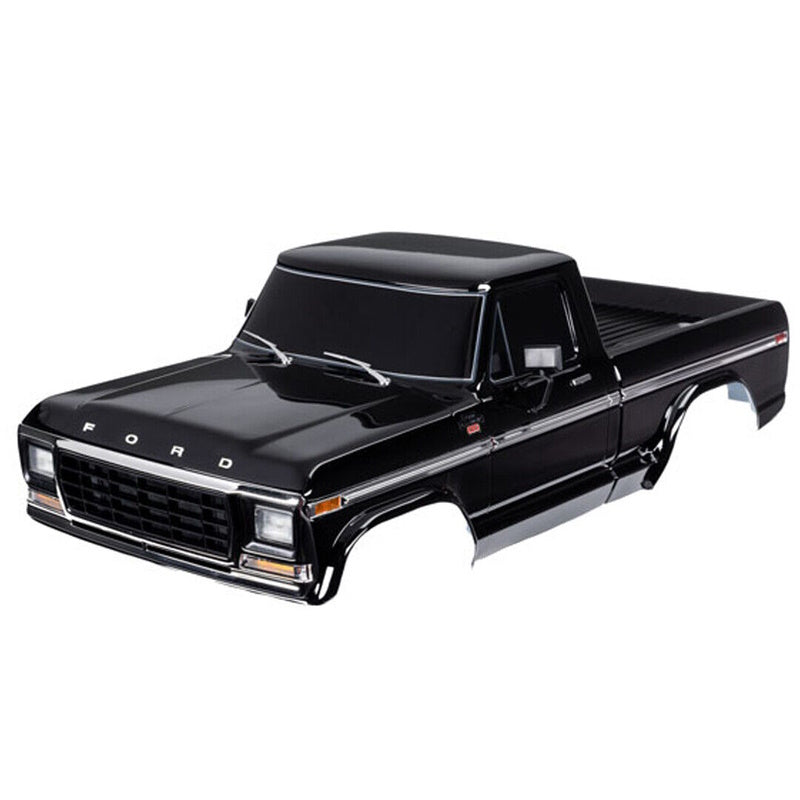 Traxxas TRA9230-BLK Painted Decal Applied Ford F-150 (1979) Body Black for TRX-4