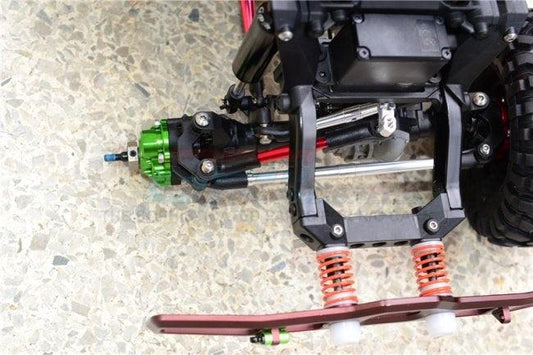 GPM ALUMINUM OUTER PORTAL DRIVE HOUSING FRONT OR REAR TRAXXAS TRX-4 / TRX-6 RED