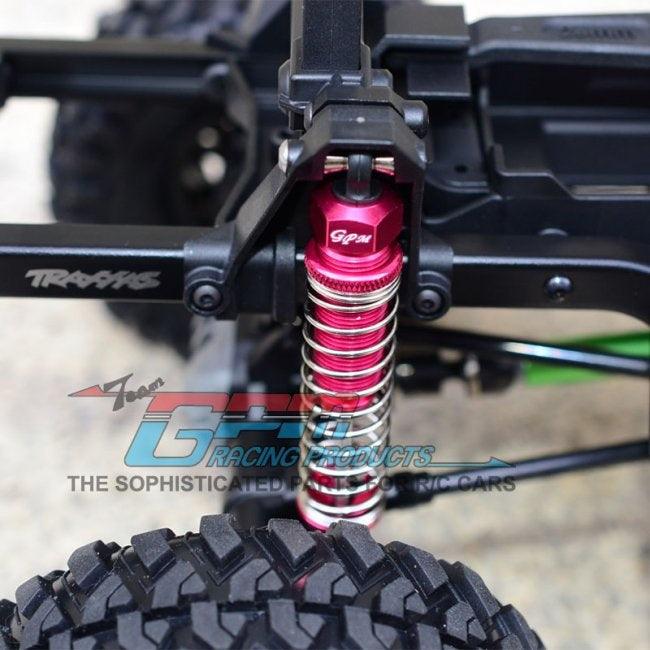 GPM ALUMINUM FRONT / REAR ADJUSTABLE SPRING DAMPERS TRAXXAS TRX-4 / TRX-6 SILVER