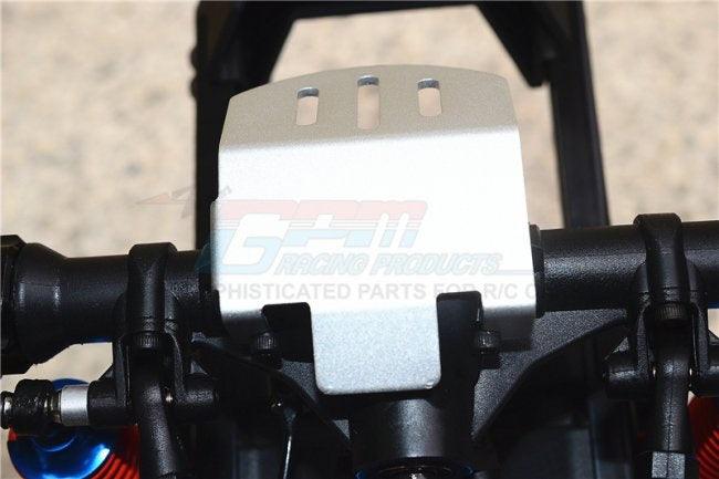 GPM TRX4333-SILVER ALUMINUM F/R GEAR BOX BOTTOM PROTECTOR MOUNT TRAXXAS TRX-4