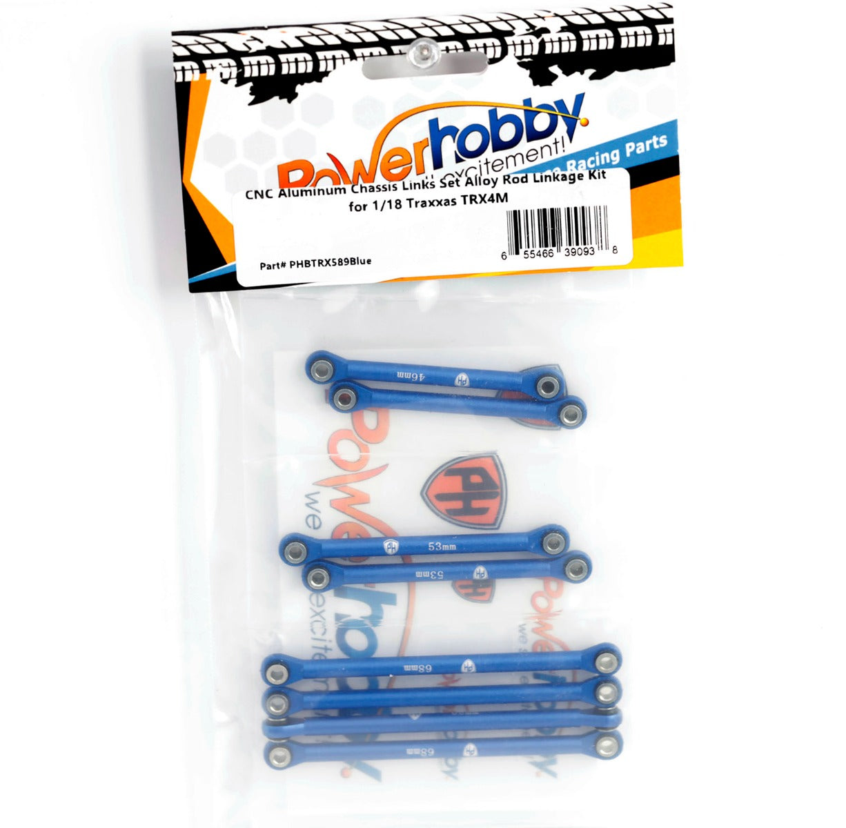 Powerhobby Aluminum Suspension link Set FOR Traxxas TRX-4M Blue