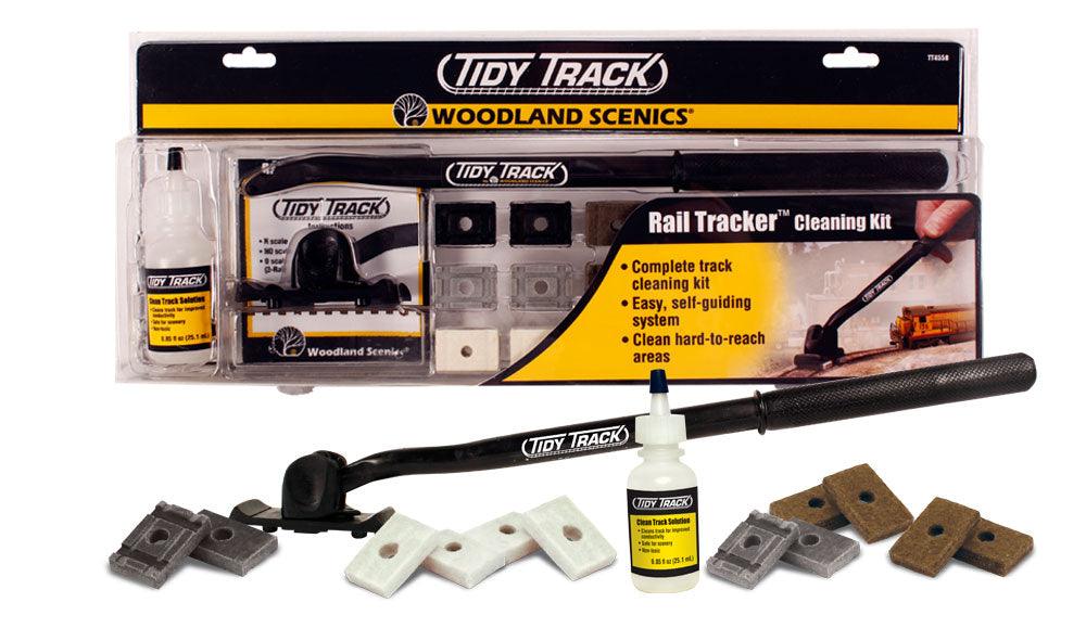Woodland Scenics TT4550 Tidy Track Rail Tracker Cleaning Kit