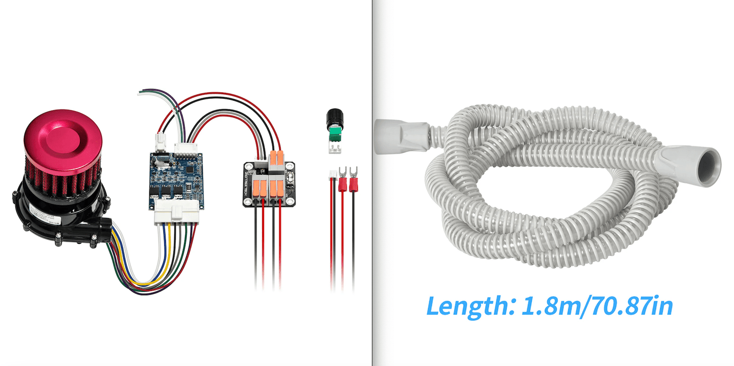 Turbo CPAP Cooling System - Fan and Tube (BTT / BigTreeTech)