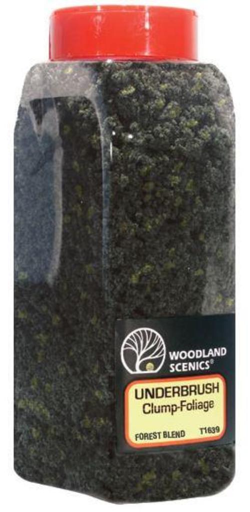 Woodland Scenics FC1639 N/HO Underbrush Shaker Forest Blend 32 oz Train Scenery