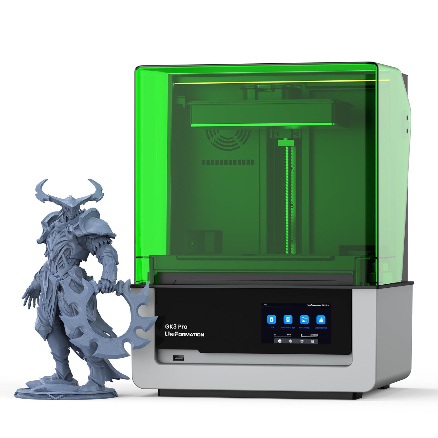 UniFormation GK3 PRO 16k Resin 3D Printer 385nm UV SLA Printer with Industrial Grade Quality