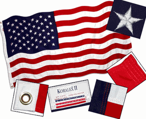 American Flag 3ft X 5ft With Embroidered Stars.