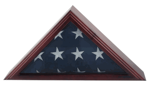 Capitol Flag Case For 3ft X 5ft Flag - Flag Frame, cherry finish