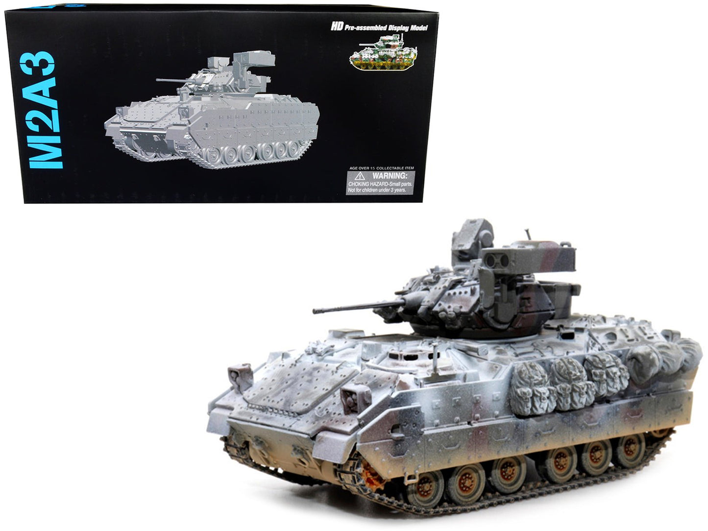 United States M2A3 Bradley IFV (Infantry Fighting Vehicle) Camouflage (Snowy Version) "NEO Dragon Armor" Series 1/72 Plastic Model by Dragon Models free shipping USA