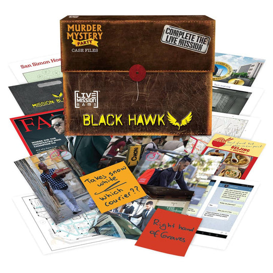 Murder Mystery Party: Case Files - Mission Black Hawk