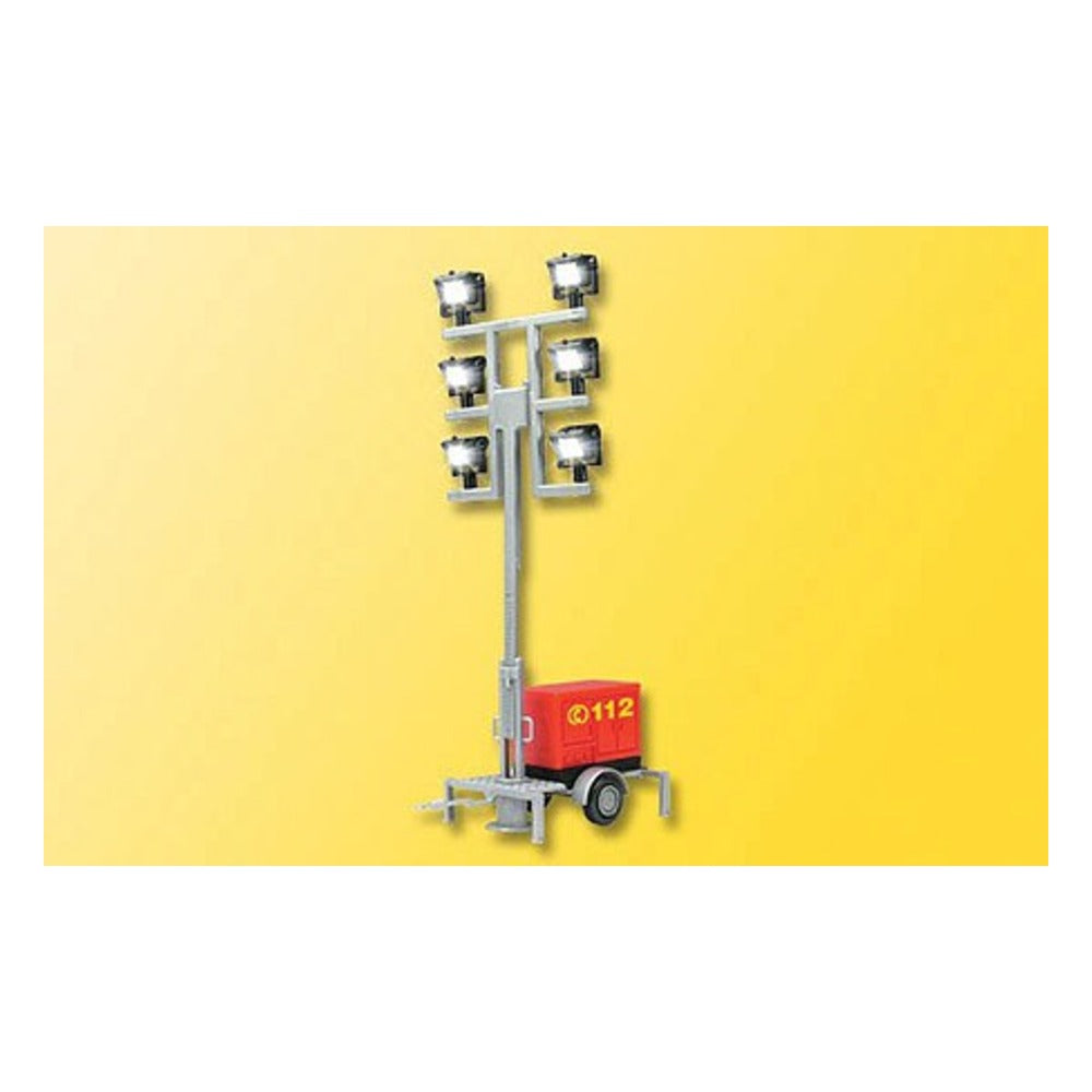Viessmann 1344 HO Scale Floodlight Trailer w/Adjustable Light Unit & LEDs