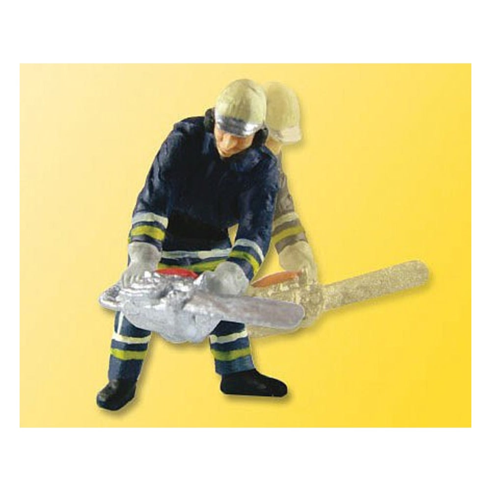 Viessmann 1541 HO Scale Animated Fireman w/Chain Saw -- 14-16 Volt AC or DC