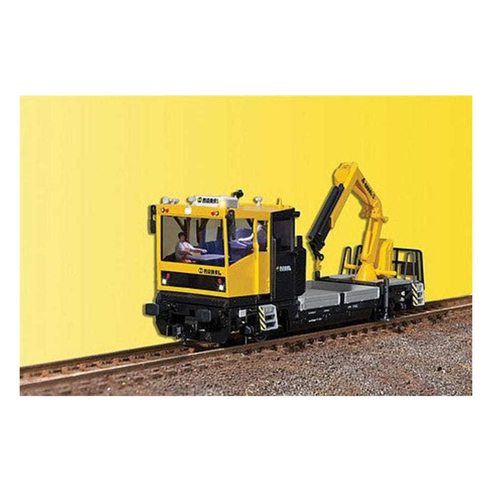 Viessmann 2610 HO Scale Robel 54.22 Railway Maintenance Vehicle w/Sound & DCC -- Yellow, Black