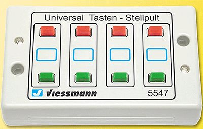 Viessmann 5547 All Scale Universal Pushbutton Panel w/Momentary Switches