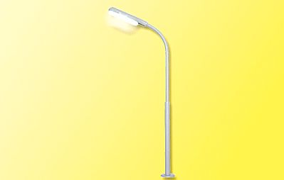Viessmann 6090 HO Scale LED Whip-Style Street Lamp w/Base & Socket -- White LED,