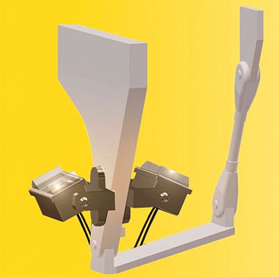 Viessmann 6339 HO Scale Spotlight Extension Set for Halle, Germany, Bus Canopy