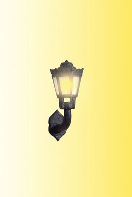 Viessmann 7178 Z Scale Nostalgic Wall-Mount Lamp -- 7/16" 1.1cm Tall