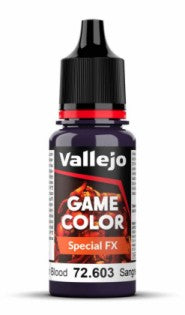 Vallejo 72603 18ml Bottle Demon Blood Game Color Special FX (6/Bx)