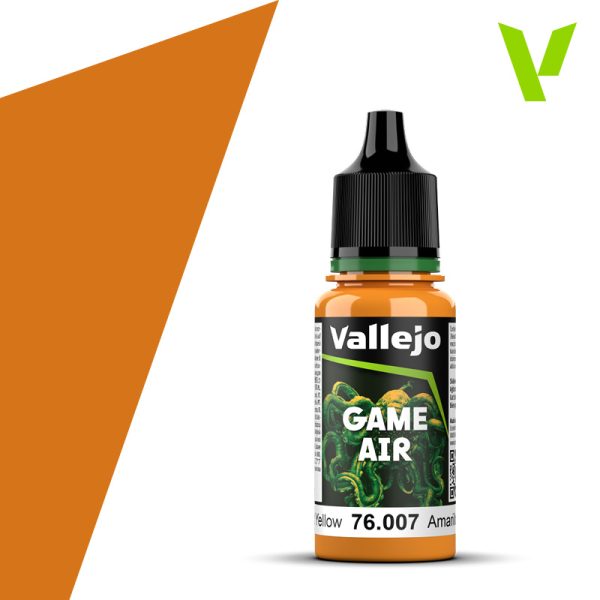 Vallejo 76007 18ml Bottle Gold Yellow Game Air (6/Bx)