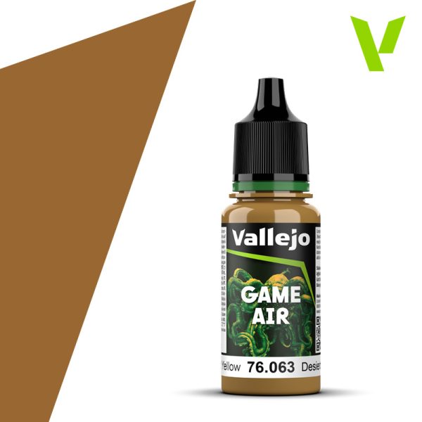 Vallejo 76063 18ml Bottle Desert Yellow Game Air (6/Bx)